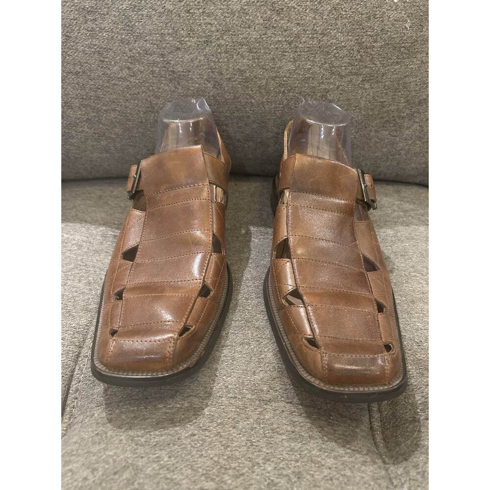 Stacy Adams Leather Sandals Men's size 9.5